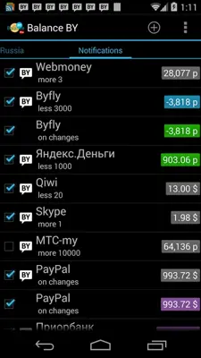 Balance BY android App screenshot 3